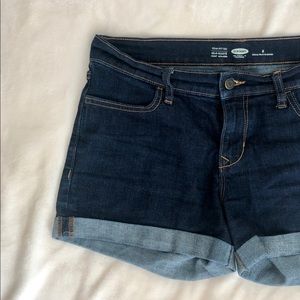 💙Old Navy Dark Wash Cuffed Jean Shorts